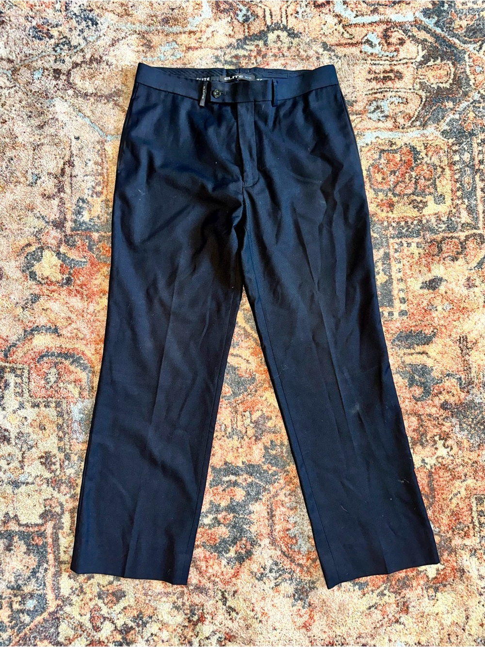 Men's Dress Pants in Black – Tailored Straight Leg